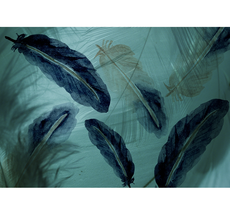 Fotomurali fiori diversi motivi di foglie eleganti - TenStickers