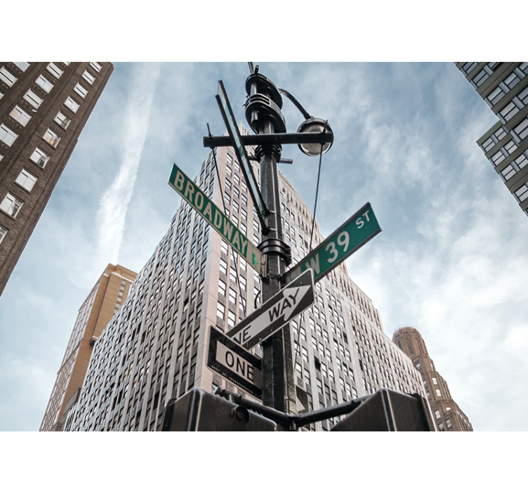 Fotomurale new york insegne di broadway - TenStickers