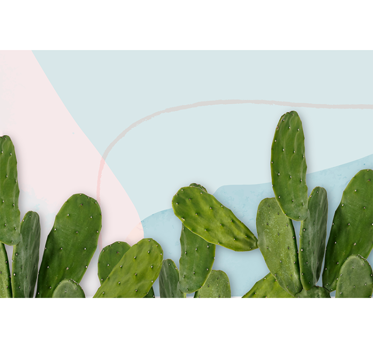 Fotomurali natura design verde cactus - TenStickers