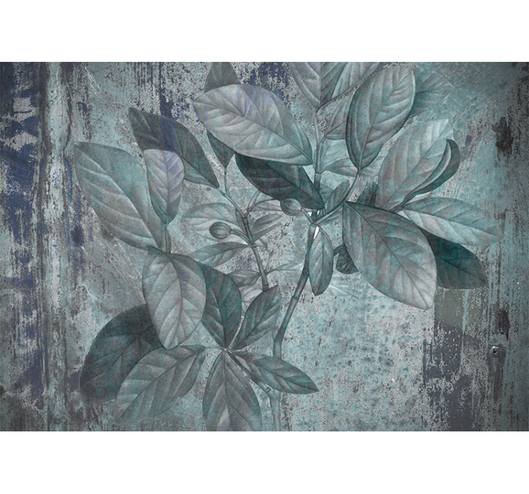 Fotomurali natura germogli verdi fogliosi - TenStickers