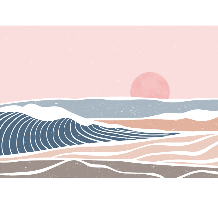 Fotomurali natura paesaggio costiero sereno - TenStickers