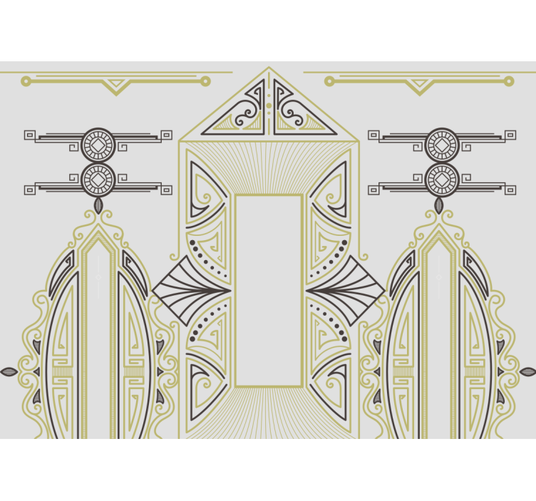 Fotomurale artistico eleganza geometrica - TenStickers