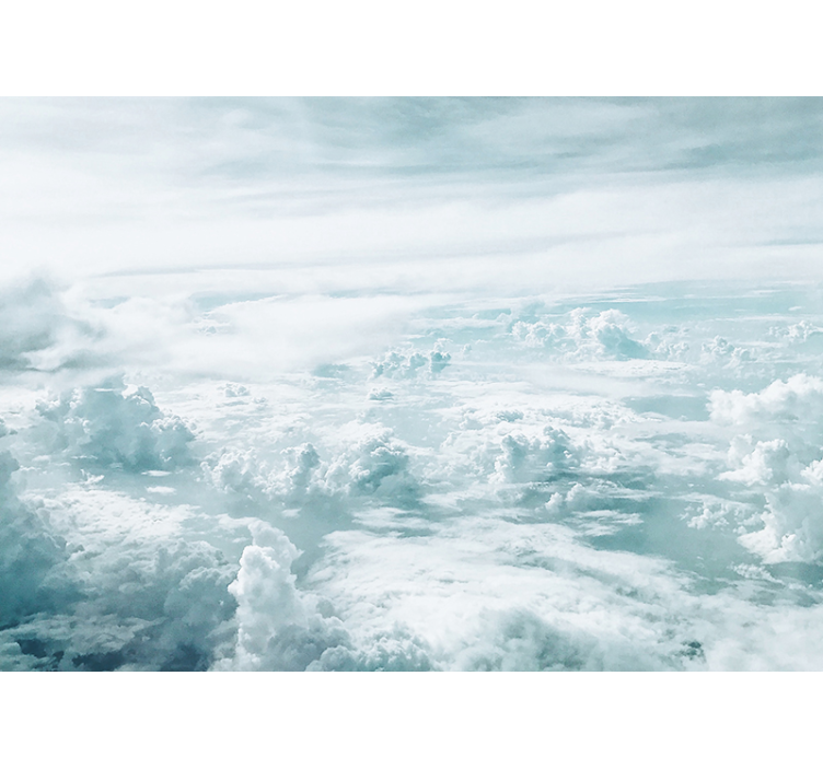 Fotomurale cielo prospettiva di orizzonte nuvoloso - TenStickers