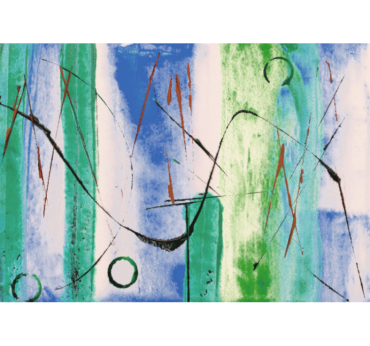 Fotomurale astratto motivi lineari dinamici - TenStickers