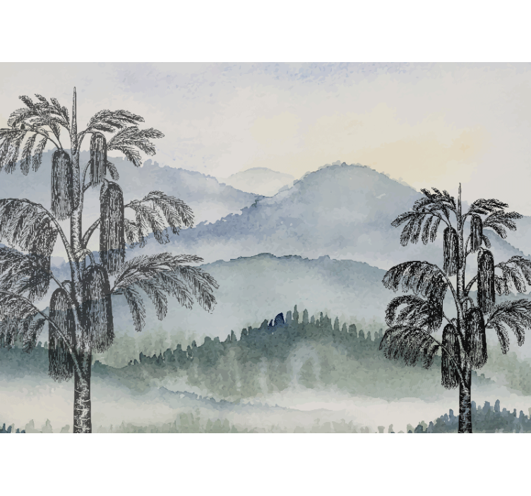 Fotomurali natura paesaggio montano - TenStickers