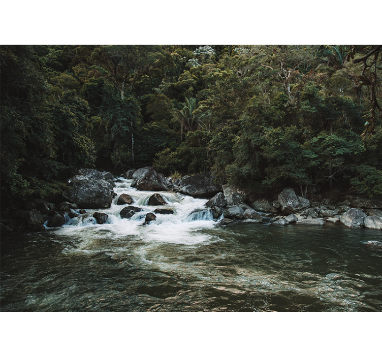 Fotomurali natura scena serena del fiume - TenStickers