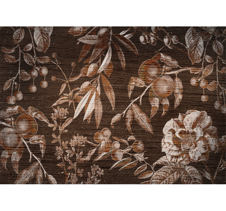 Fotomurale fiori design artistico floreale - TenStickers