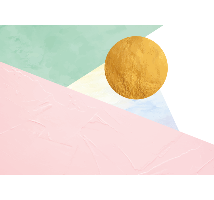 Fotomurale astratto forme geometriche eleganti - TenStickers