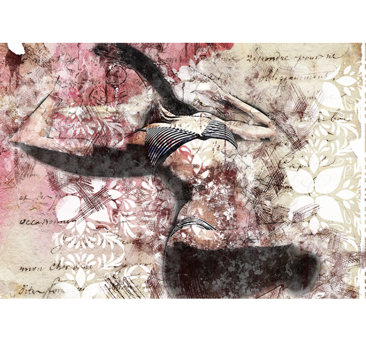 Fotomurale amore movimento di danza elegante - TenStickers