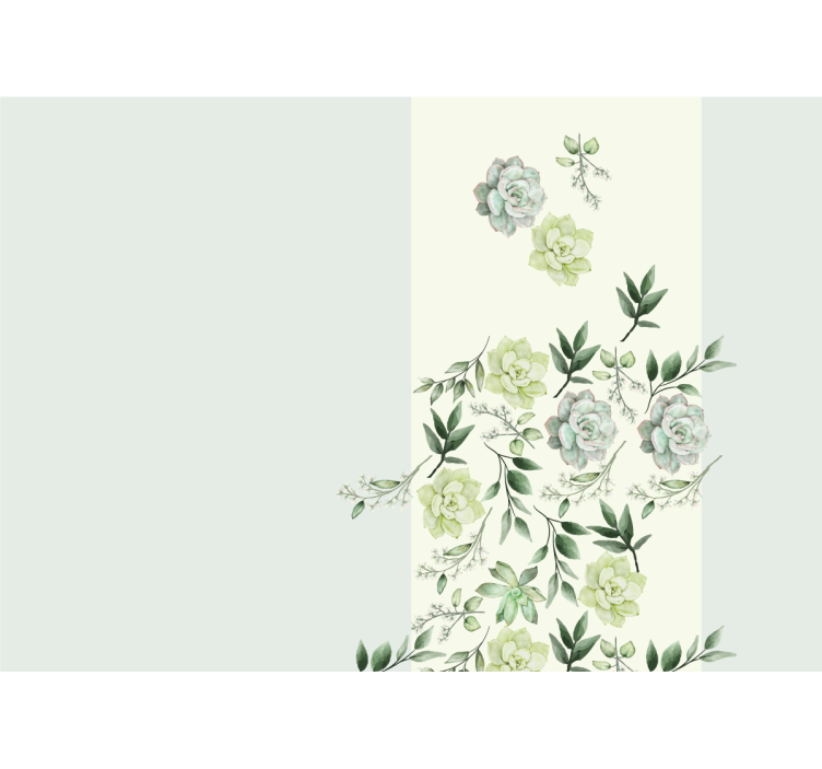 Fotomurale fiori composizione floreale succulenta - TenStickers
