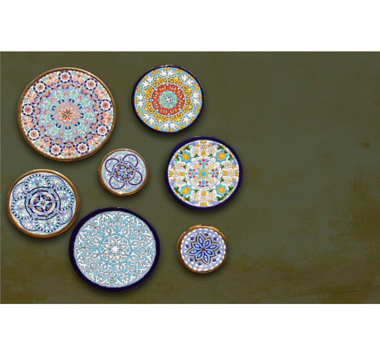 Fotomurale animali motivi circolari intricati - TenStickers