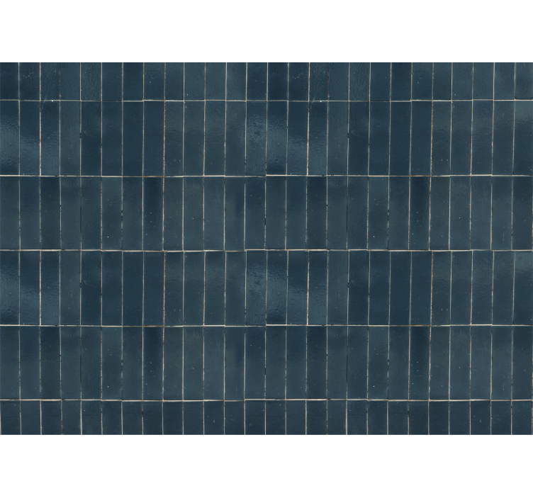 Fotomurale per bagno piastrelle grigie - TenStickers