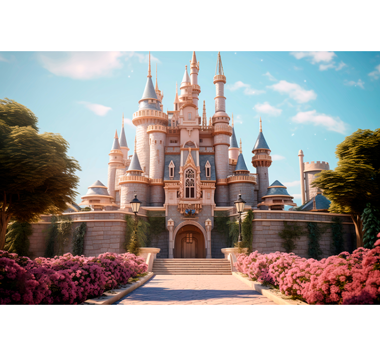 Fotomurale fantasia castello della Principessa - TenStickers