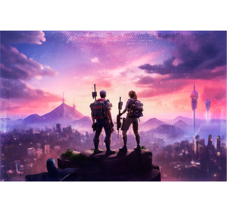 Murales camerette ragazzi personaggi avventura - TenStickers