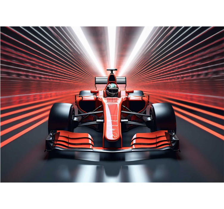 Fotomural per camerette ragazzi formula 1 rossa - TenStickers