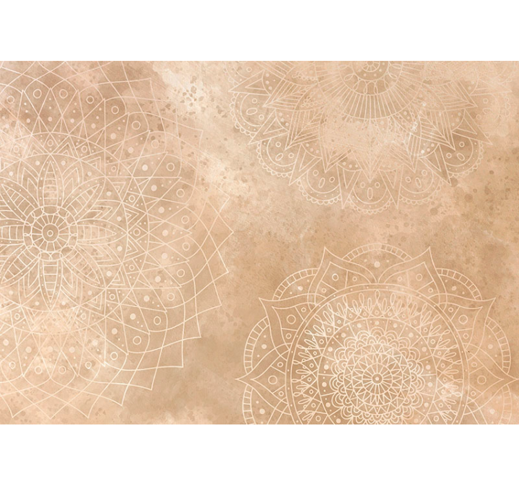 Fotomurale salotto mandala vintage - TenStickers