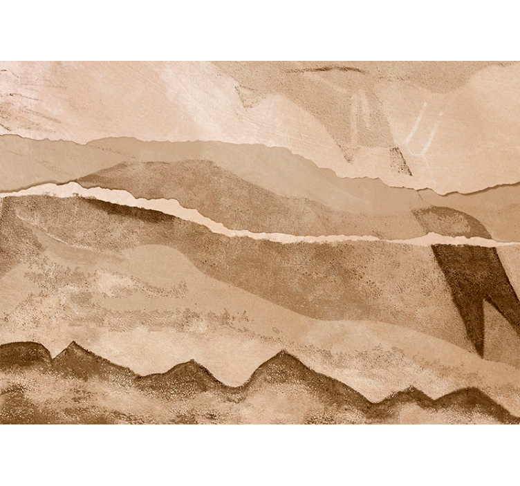 Fotomurale beige strisce di carta - TenStickers