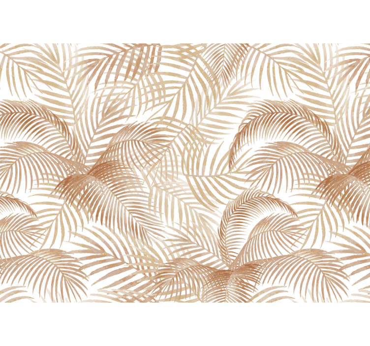 Fotomurale terracotta palme esotiche - TenStickers