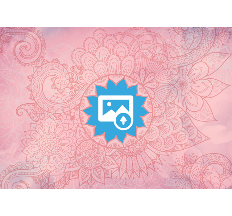 Fotomurale colore rosa mandala zen - TenStickers