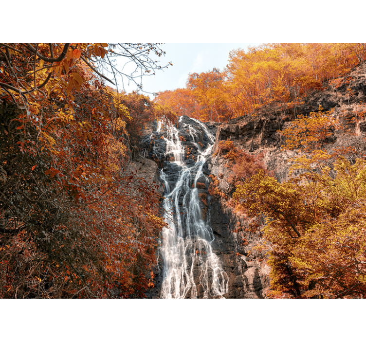 Fotomurali cascate acqua fluente maestosa - TenStickers