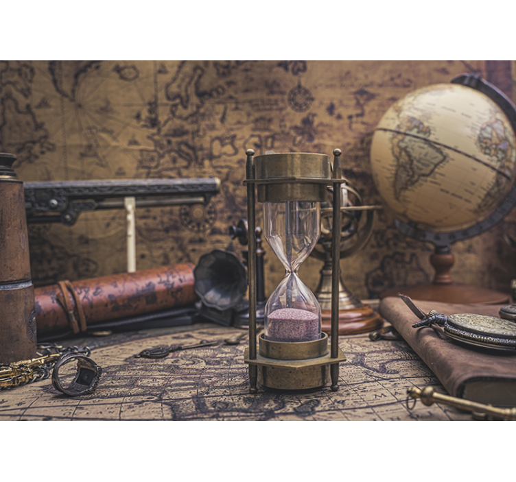 Fotomurale città collezione orologi antichi - TenStickers