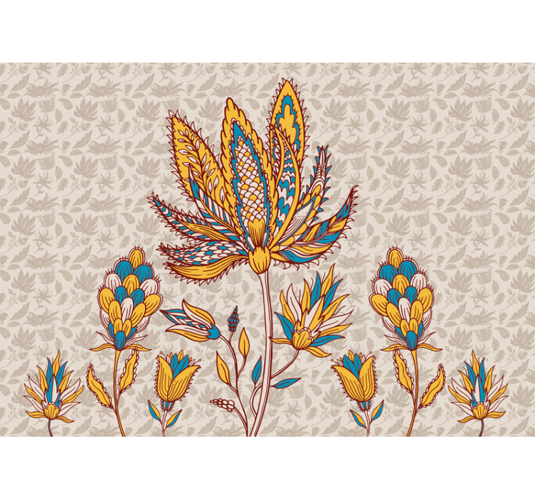 Fotomurale fiori composizione floreale vibrante - TenStickers