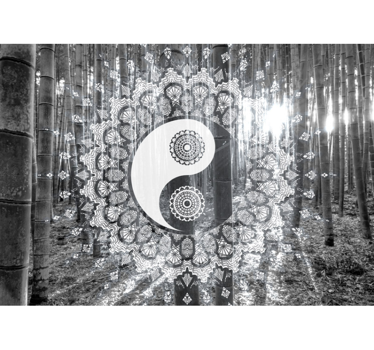 Fotomurale zen mandala yin yang - TenStickers