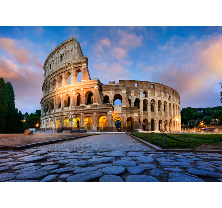 Fotomurale città colosseo di roma - TenStickers