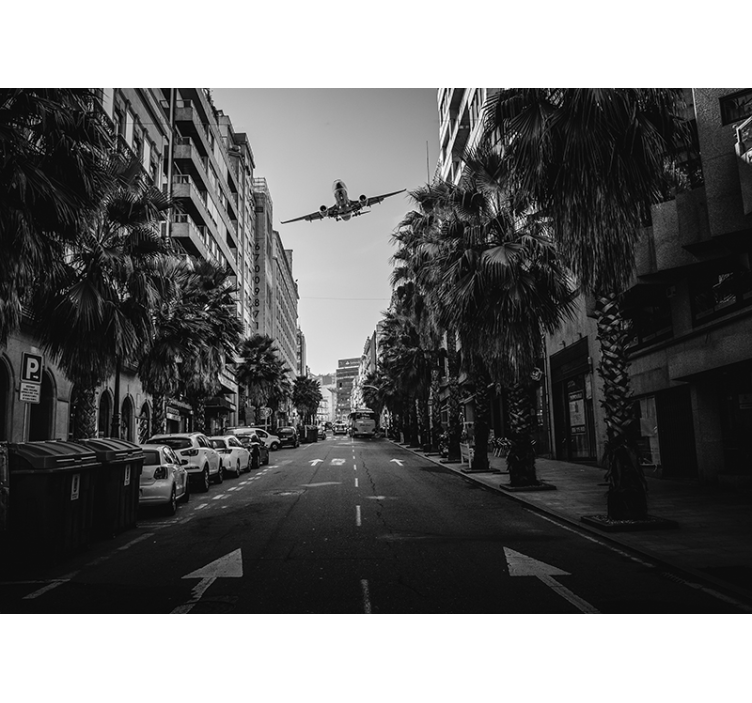 Fotomurale città vista aerea urbana - TenStickers