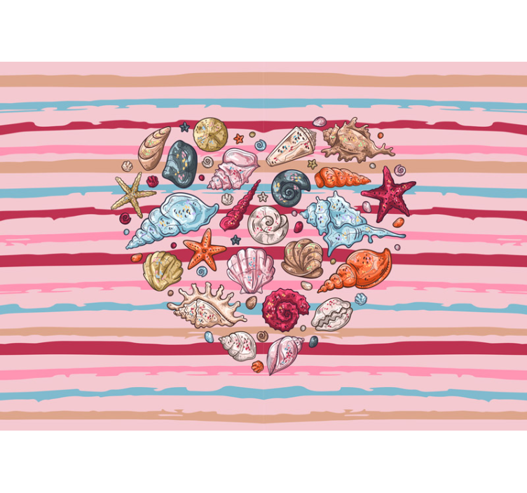 Fotomurale animali conchiglie vita marina - TenStickers