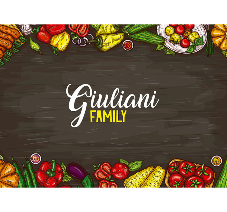 Fotomurale personalizzato Amanti della cucina personalizzati - TenStickers