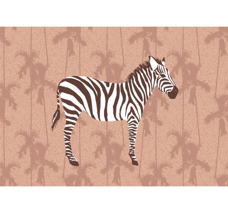 Fotomurale animali zebra in natura - TenStickers