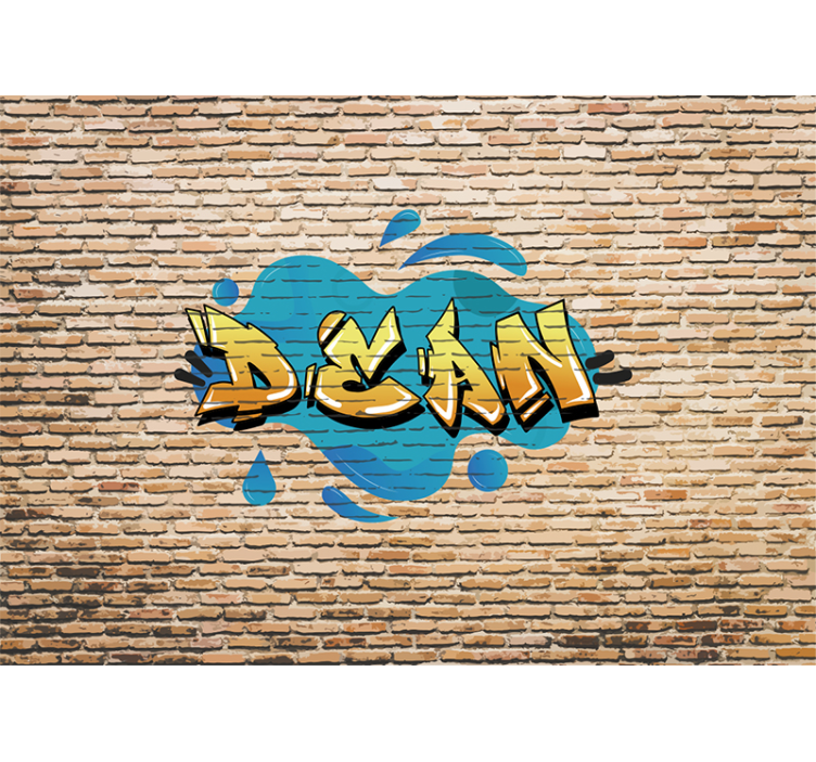 Fotomurale arte urbana stile graffiti personalizzato - TenStickers