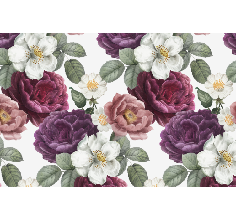 Fotomurale fiori bouquet floreale romantico - TenStickers