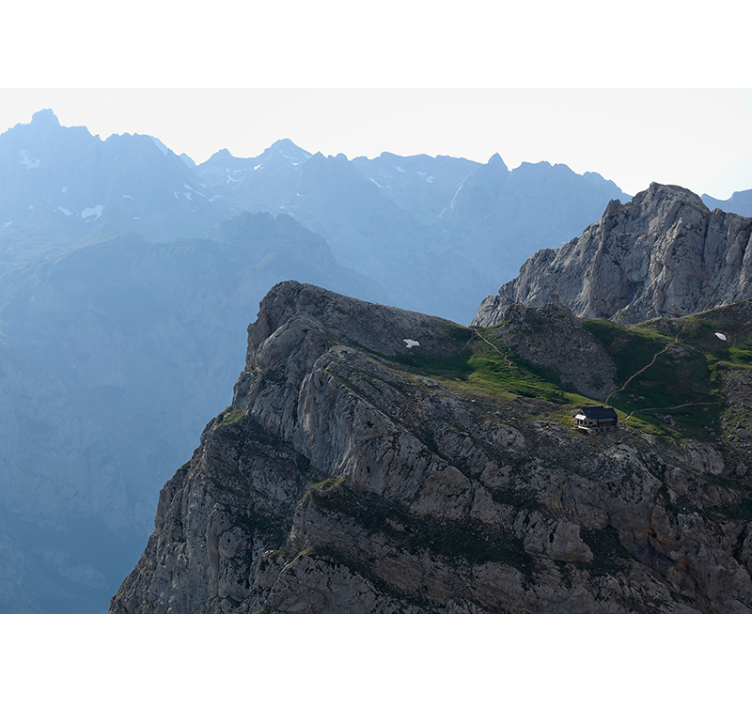 Fotomurale montagna grande vista sulle montagne - TenStickers