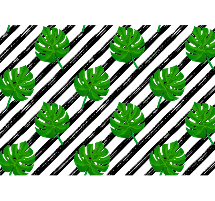 Fotomurali originali motivo foglia tropicale - TenStickers