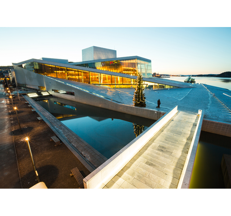 Fotomurale città meraviglia architettonica moderna - TenStickers