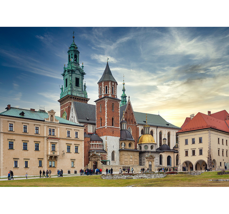 Fotomurali città e paesi skyline storico di cracovia - TenStickers