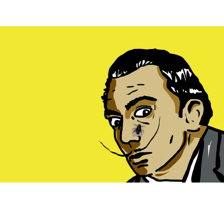 Fotomurale artistico incontro ritratto surreale - TenStickers