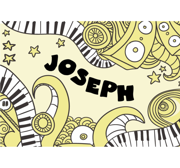 Fotomurale musicale schema di note musicali - TenStickers