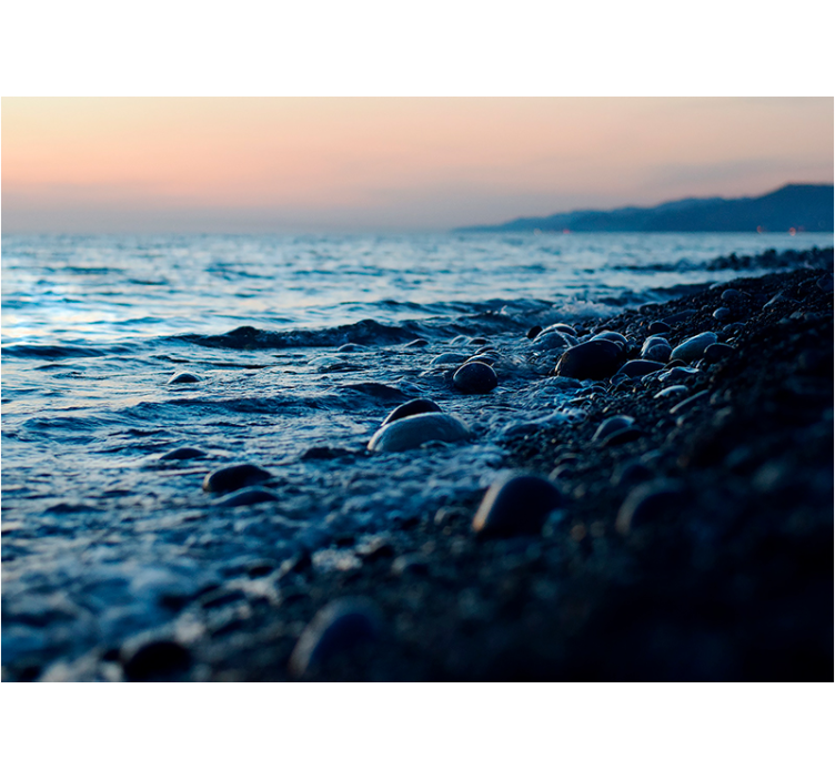 Fotomurali natura serenità delle onde dell'oceano - TenStickers