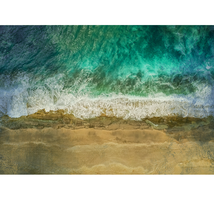 Fotomurali natura disposizione delle piante costiere - TenStickers