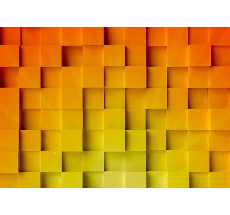 Fotomurale textures motivo cubico geometrico - TenStickers