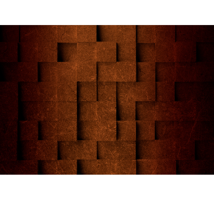 Fotomurali textures motivo quadrato stratificato - TenStickers