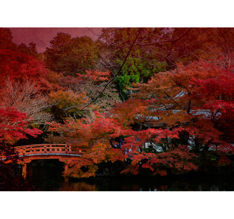 Fotomurali natura serenità d'autunno - TenStickers