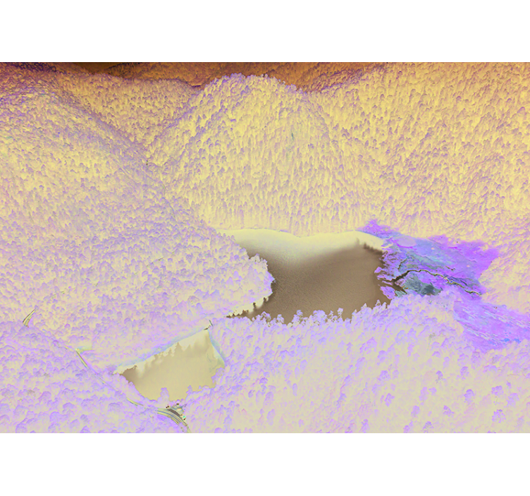 Fotomurale paesaggi serenità del lago di montagna - TenStickers