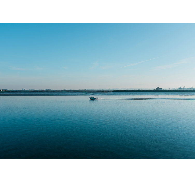 Fotomurale paesaggi scena tranquilla sull'acqua - TenStickers