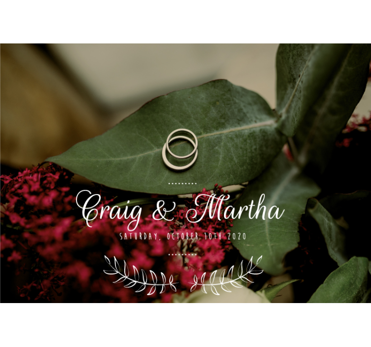 Fotomurale amore fedi nuziali eterne - TenStickers