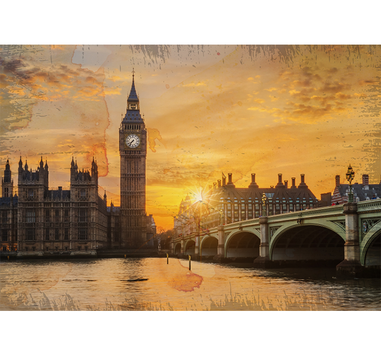 Fotomurale londra tramonto storico a londra - TenStickers