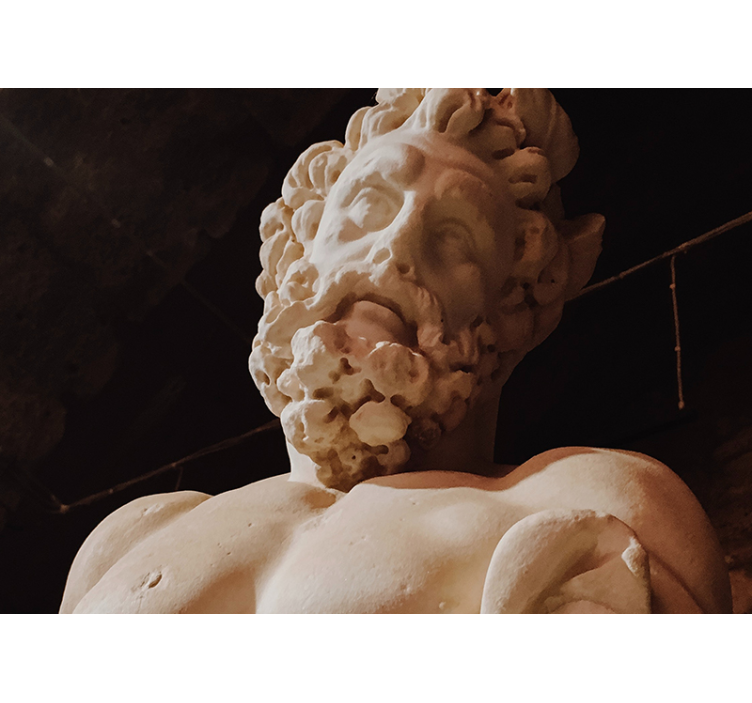 Fotomurale classico dettaglio di scultura classica - TenStickers